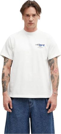 Ader Error T-shirt 0104 - Heren - T-shirts - Wit - S - Katoen - Tops