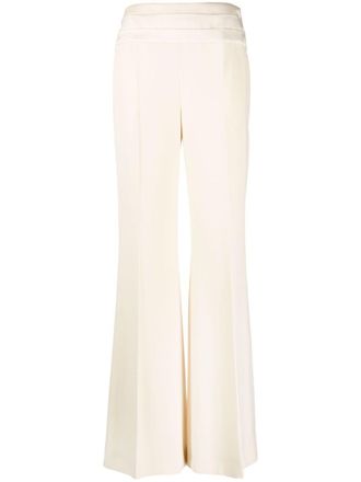 Moschino Palazzo broek van scheerwol - Beige