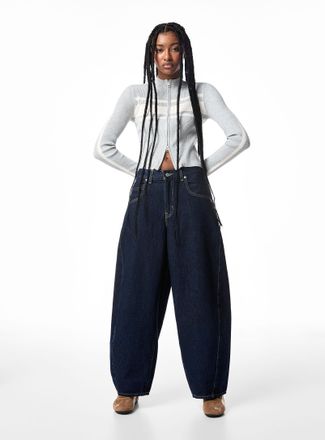 Levi's Womens Ultra-wide-leg barrel-leg jean