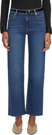 Frame Denim Mellow High Rise Slim Wide Leg Jeans In Elixir Raw After