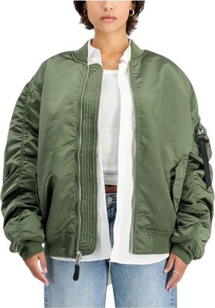 Alpha Industries Ma-1 UV Bomber Jacket - unisex - Trainingsjackets - Groen - M - Polyester - Fitness