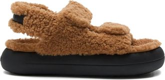 Moon Boot Adjustable Shearling Sandals