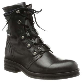 FLY London KNOT792FLY Rug Leather Womens Ankle Boots - Black - Size:UK 5