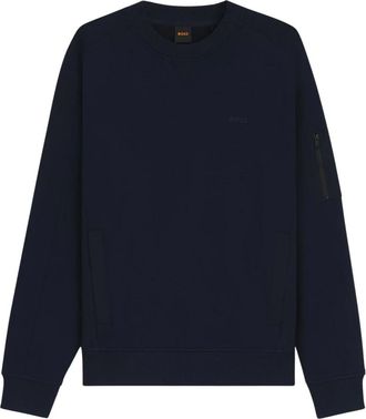 HUGO BOSS Hoodies & sweatvesten, Heren, Blauw, 5Xl, Katoen, We Mixed Sweatshirt