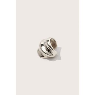 Otiumberg 14kt Gold Vermeil Wave Cuff in Silver at Nordstrom
