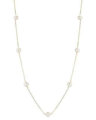 Glaze Jewelry 14K Plated 6Mm Pearl Necklace