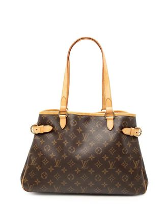 Louis Vuitton 2009 Monogram Batignolles Horizontal tote bag - women - Leather/Fabric - One Size - Brown