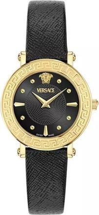 Versace Greca Sphere Quartz Black Dial Ladies Watch VE9C00224