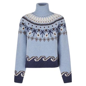 Alanui Dolce Maglione Invernale - - Knitwear - Donna - Blu - S