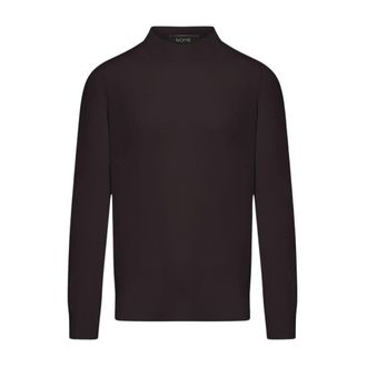 Gran Sasso Giuuno Sweater - Knitwear - Hombre - Marr&oacute;n - 3XL