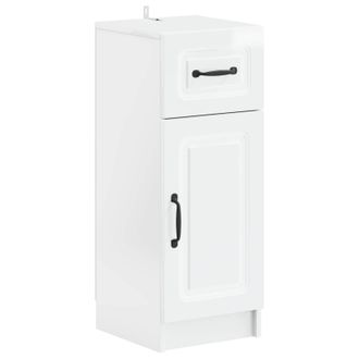 vidaXL Armario De Almacenamiento Para Ba&ntilde;o Utrecht Blanco Brillante Vidaxl