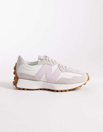 New Balance 327 - Sneakers bianco sporco e rosa