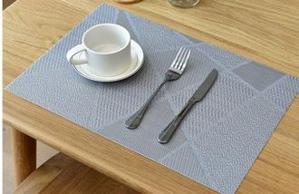 OEM Manteles Individuales Elegantes 45 X 30 Cm Cena, 6 Unidades, Manteles Individuales Lavables, Calor, Antimanchas Mesas Comedor, Marr&oacute;n Oscuro