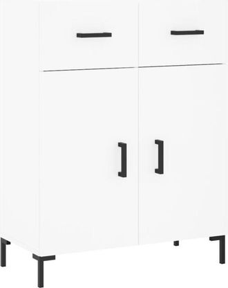 vidaXL Sideboard White 69.5x34x90 cm Engineered Wood vidaXL