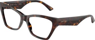 Jimmy Choo London Stijlvolle bril - Dames - Brillen - Bruin - 54 MM - Accessoires