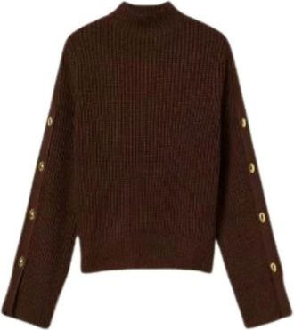 Twinset Donna, Maglie, Marrone, M, new