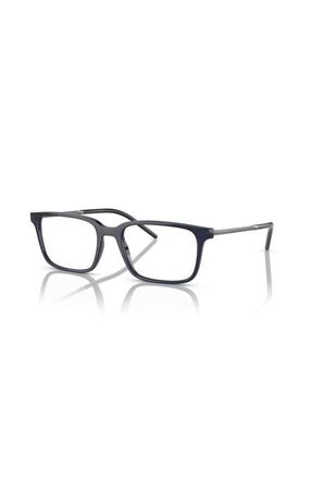 Dolce & Gabbana 55mm Rectangle optical glasses in Blue at Nordstrom