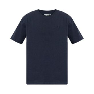 Etro Etro, T-Shirts, male, Blue, Size: 2XL Pegaso Embroidered T-shirt