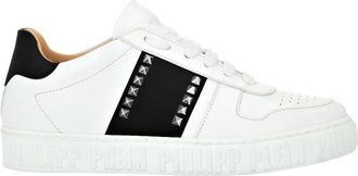Philipp Plein Lo-Top Sneakers Studs - unisex - Sneakers - Wit - 36 EU - Leer - Schoenen