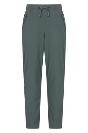Mountain Warehouse Winter Explorer Womens Fleece Lined Trousers - Quick Dry & UV Protect Max Trousers with Zipped Troupers - Autumn Winter Walking, Hiking & Outdoors Dar