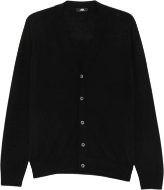 Alpha Studio V-hals Vest - Heren - Vesten - Zwart - M - Wol - Truien & Vesten