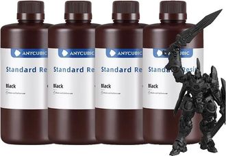 OEM Resina Uv Anycubic De 4 Kg, Longitud De Onda De Curado De 405 Nm, Alta Viscosidad De 552 Mpa&middot;s