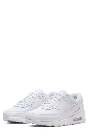 Nike Air Max 90 Sneaker in 100 White/white at Nordstrom, Size 6
