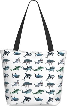 AOOEDM Sharks Dolphins And Whale Ladies Shopping Bag 13x11x7in.The Perfect ValentineS Day Gift.It Is The Best ValentineS Day Gift For Mom, Daughter, Wife,Etc