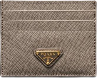 Prada Portacarte in pelle Saffiano - Toni neutri