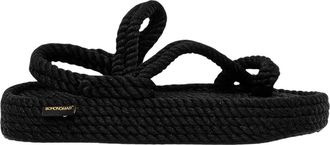 Bohonomad Hawaii Platform - Dames - Sandalen - Zwart - 40 EU - Schoenen