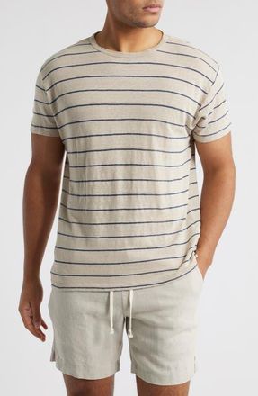 Alex Crane Sun Linen T-Shirt in Rio at Nordstrom, Size Xx-Large