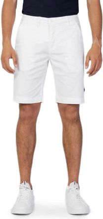 U.S.Polo Association Short Shorts - Heren - Korte Broeken - Wit - W34 - Katoen - Korte Broeken