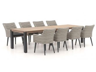 Manifesto Furniture + 15% kassakorting | Manifesto Matese/ROUGH-S 300cm dining tuinset 9-delig