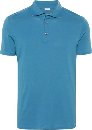 Malo jersey polo-shirt - men - Elastane/Cotton - 56 - Blue