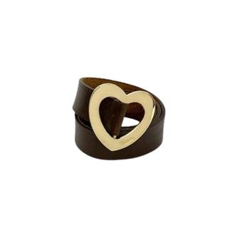 Gucci Pre-owned Vintage Leather Belt - female - Gucci Vintage - Vintage Belts - Brown - ONE SIZE - Pre-owned