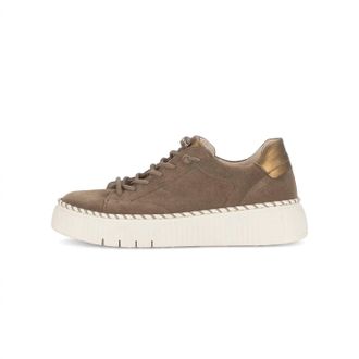 Gabor Womens Low Top Platform Sneaker In Brown