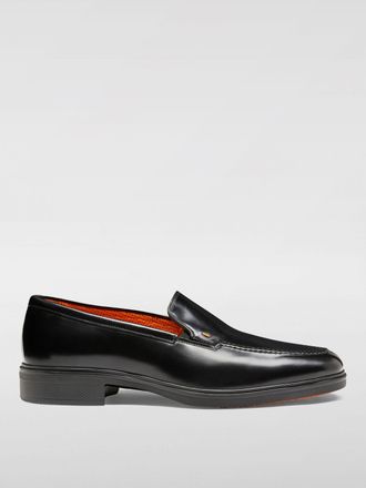 Santoni Mocassino in pelle spazzolata
