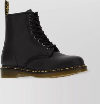 Dr. Martens nappa leather ankle boots with pull tab
