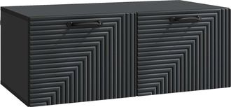 vidaXL Mueble Para Tv De Pared Negro 78,5 X 41 X 30 Cm Vidaxl