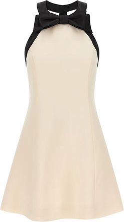 Valentino Garavani Crepe Couture Mini Jurk - Dames - Feestkleedjes - Veelkleurig - XS - Wol - Kleedjes