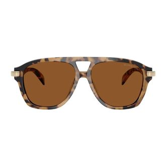 Michael Kors Grenada Zonnebril - Dames - Accessoires - Bruin - Maat: 56 MM