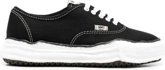 Miharayasuhiro Baker Original Sole Canvas Low-Top Sneakers - Heren - Sneakers - Zwart - 39 EU - Katoen - Schoenen