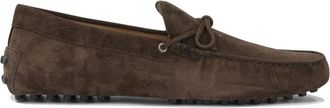 Tod's Gommino Su&egrave;de Rijlaarsjes - Heren - Schoenen - Bruin - Maat: 45 EU Su&egrave;de