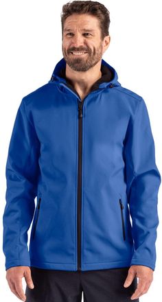 Clique Tempo Recycled Stretch Softshell Mens Hooded Jacket