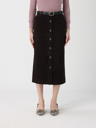 Self Portrait Skirt SELF-PORTRAIT Woman color Brown