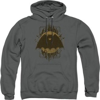 Gildan Batman Crest Adult Pull Over Hoodie / Hooded Sweatshirt