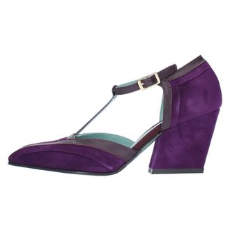 Paola d'Arcano D&eacute;collet&eacute; Model 6303 - female - Paola dArcano - Pumps - Purple - 4 UK - Shoes