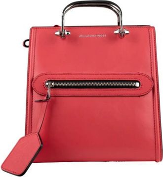 Alexander McQueen Pre-owned The Short Story - Dames - Vintage Handtas - Rood - ONE Size - Leer - Vintage