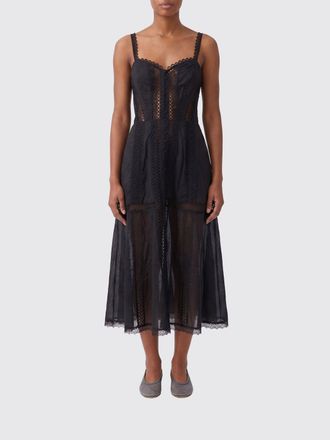 Charo Ruiz Ibiza Abito midi Defelle Charo Ruiz Ibiza in misto cotone