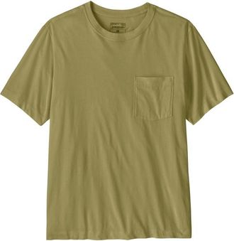 Patagonia Daily Pocket Tee T-Shirt f&uuml;r Herren | oliv